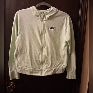 Nike Mintt Green Zip-Up Hoodie